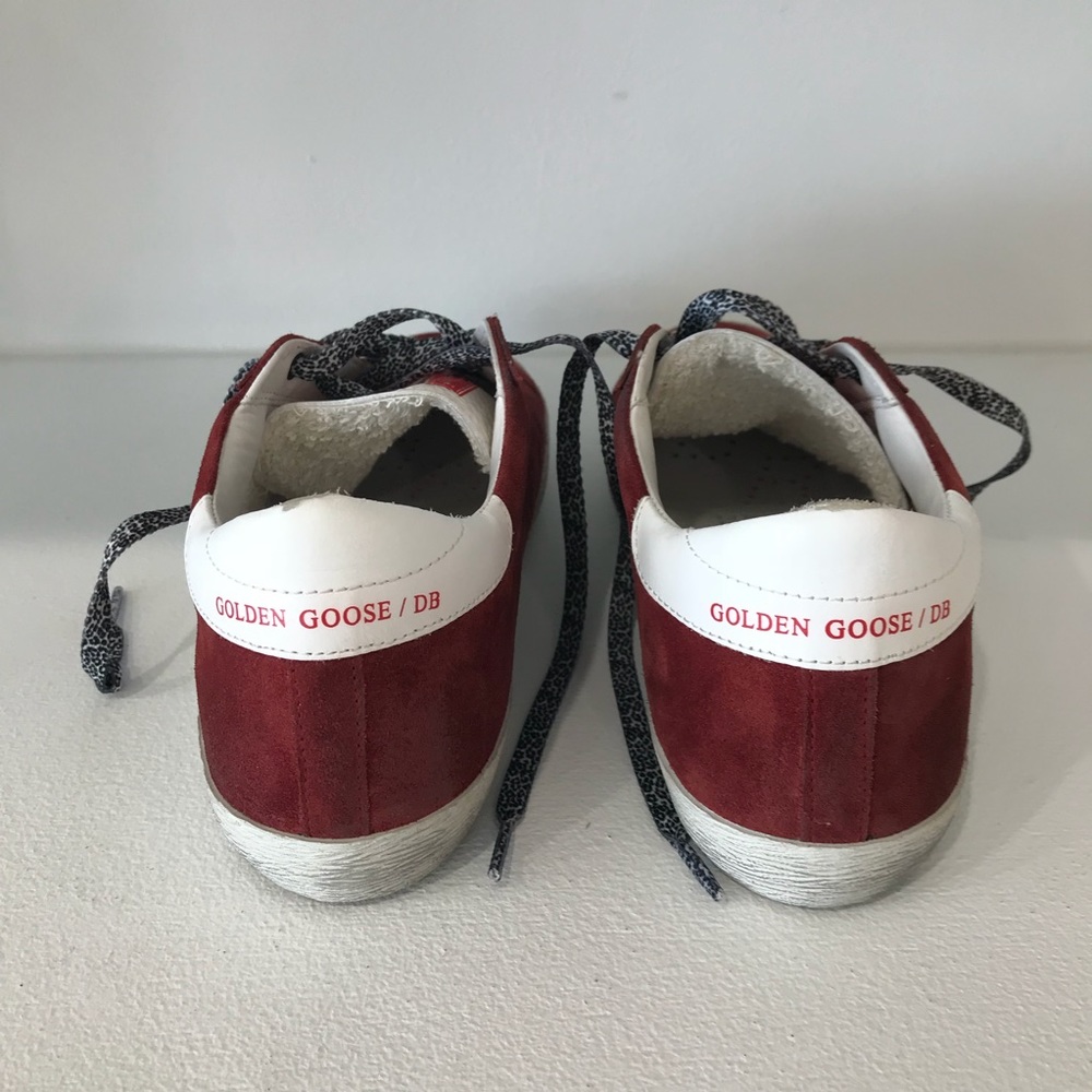 Golden Goose Superstar Sneakers in Red Suede - Picture 5 of 6